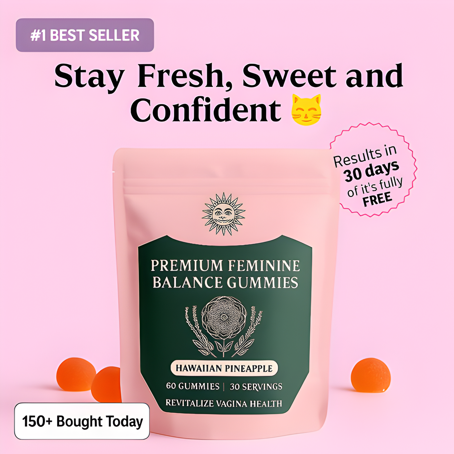 Peachy Bliss Premium Feminine Balance Gummies